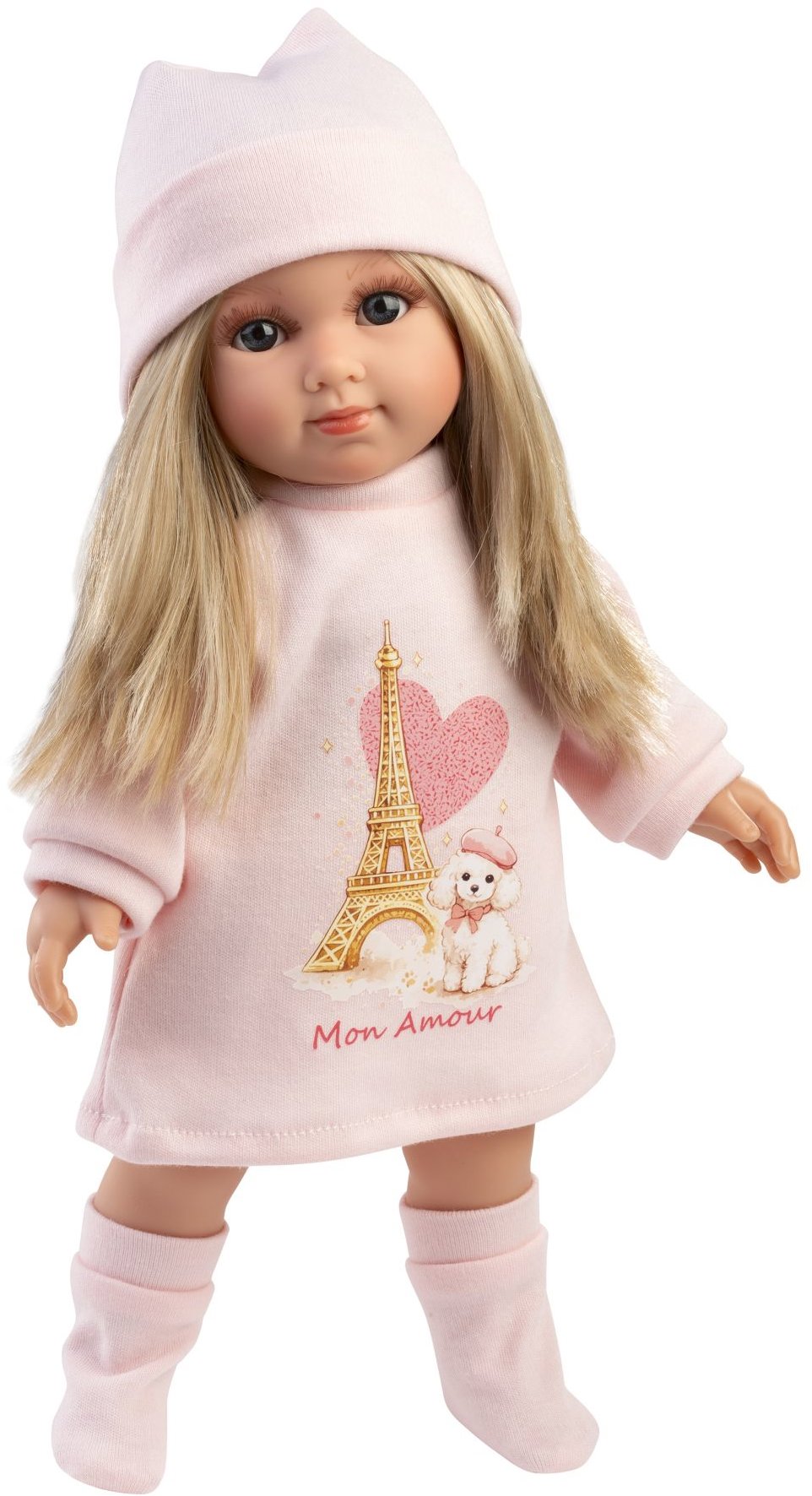 Llorens 53562 Elena – reálne pôsobiaca s mäkkým látkovým telom – 35 cm