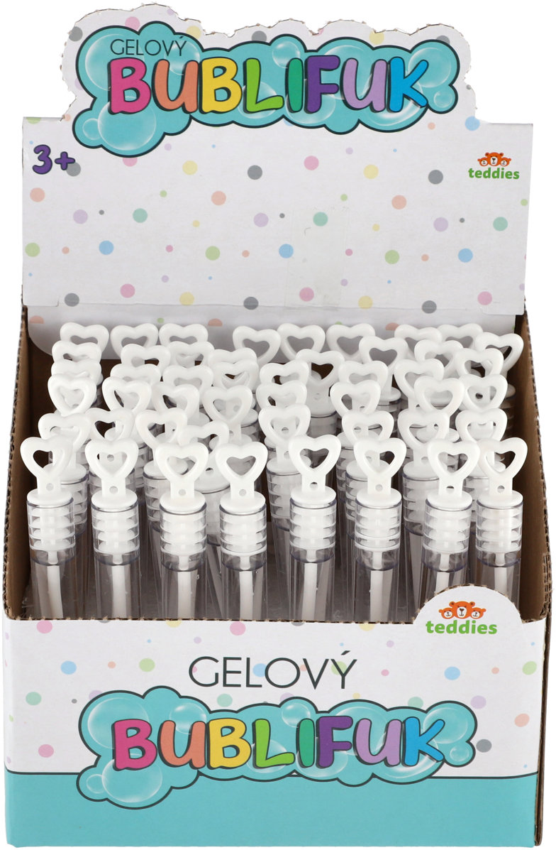 Teddies Mini svadobný bublifuk 48 ks