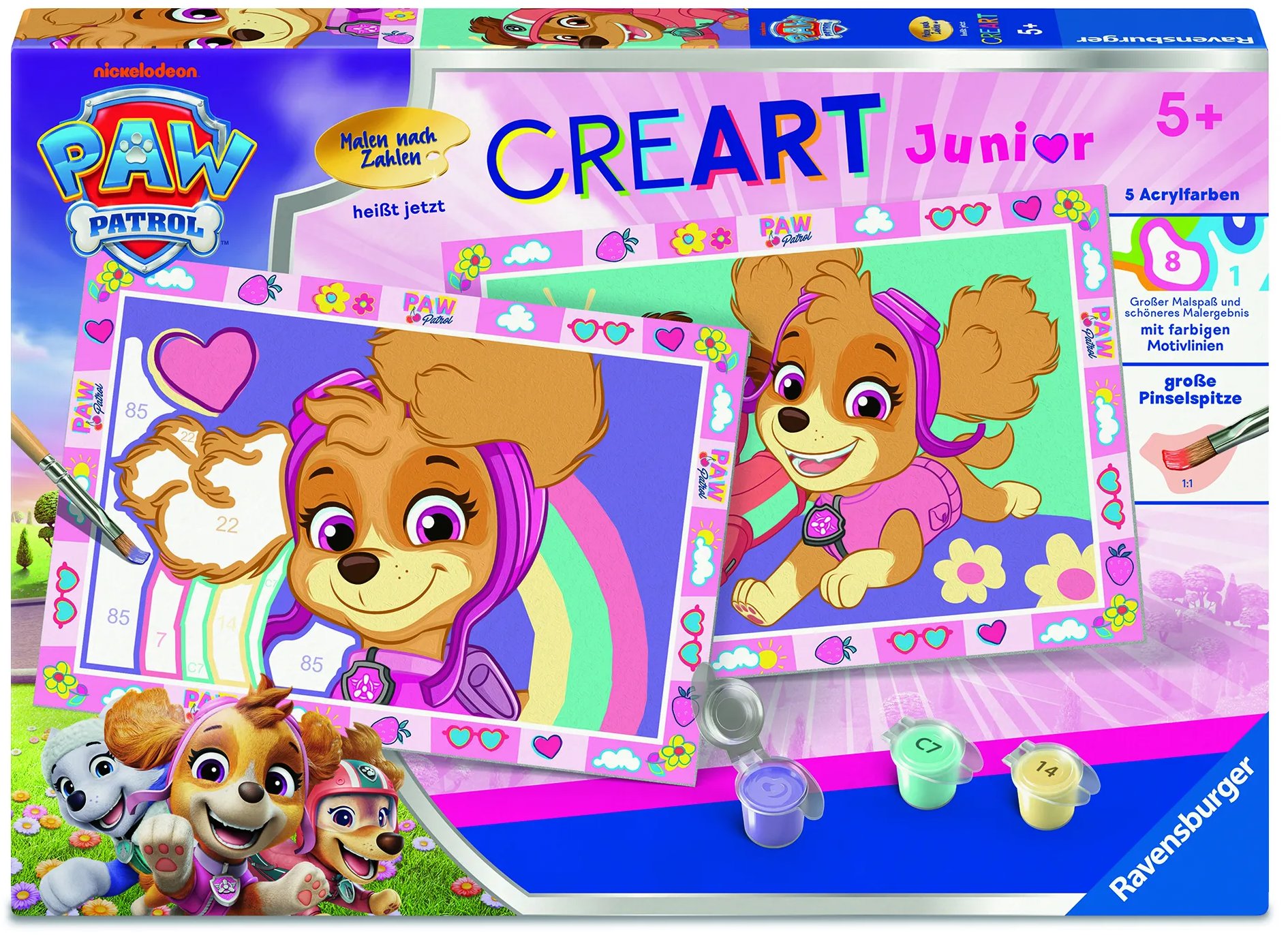 Ravensburger 120231677 CreArt Tlapková patrola: Sky