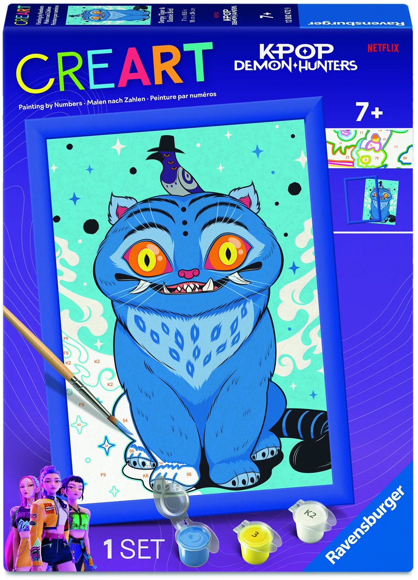Ravensburger 120024729 CreArt K-Pop: Lovkyne démonov: Derpy a Sussie