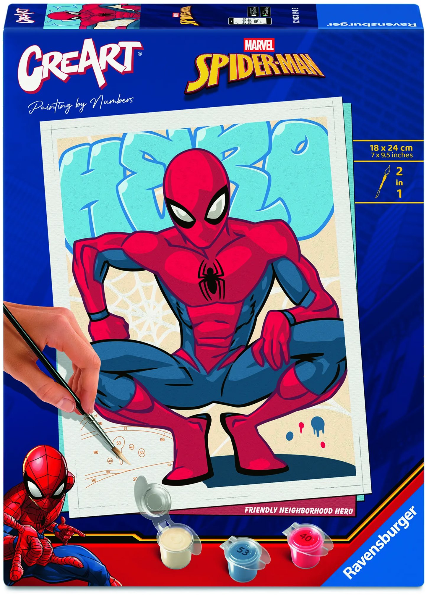 Ravensburger 120231943 CreArt Spiderman