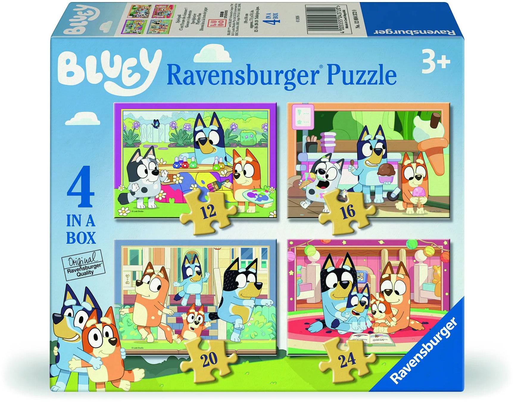 Ravensburger 120043720 Bluey 4 v 1