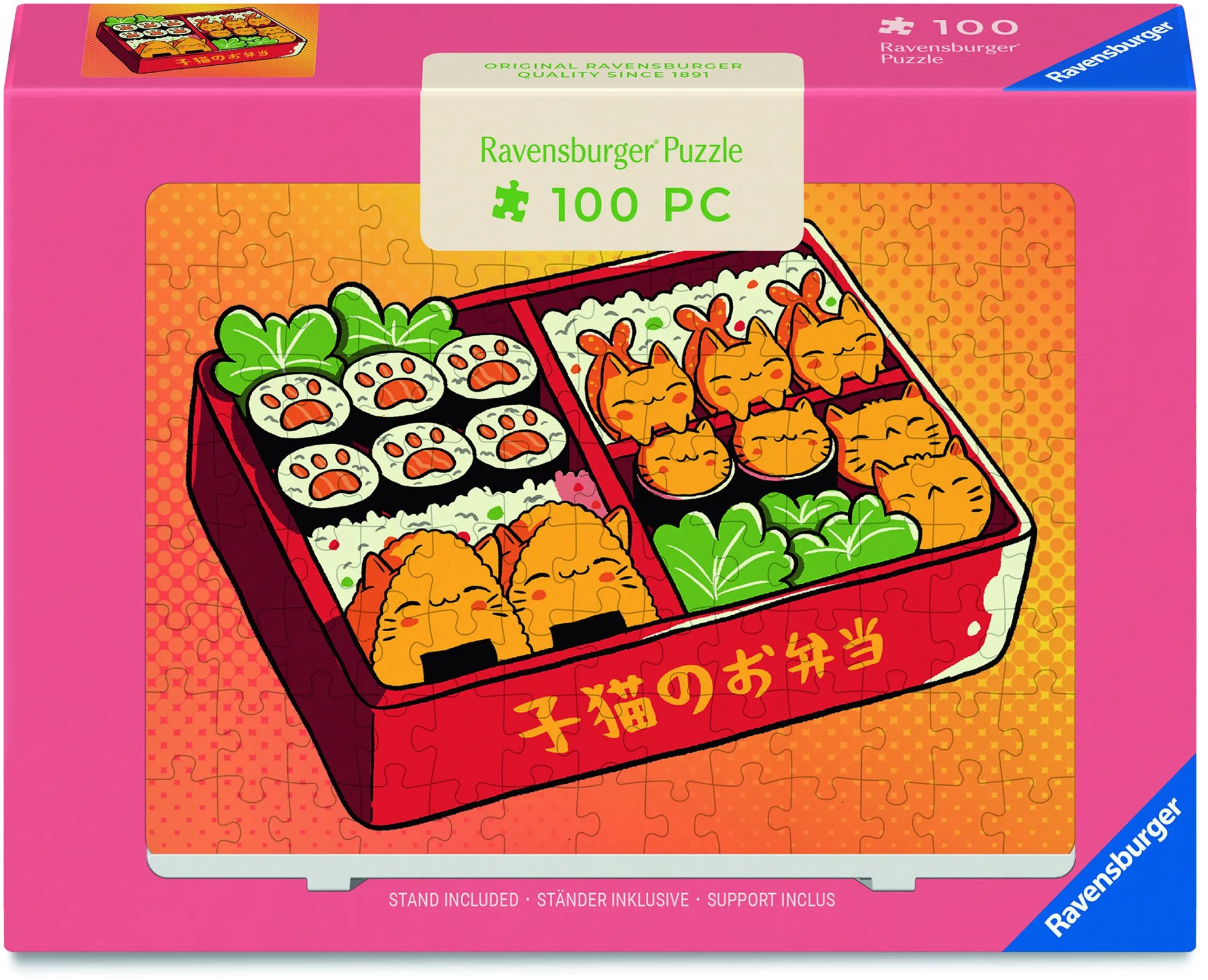 Ravensburger 120020417 Puzzle so stojanom: Kawaii suši