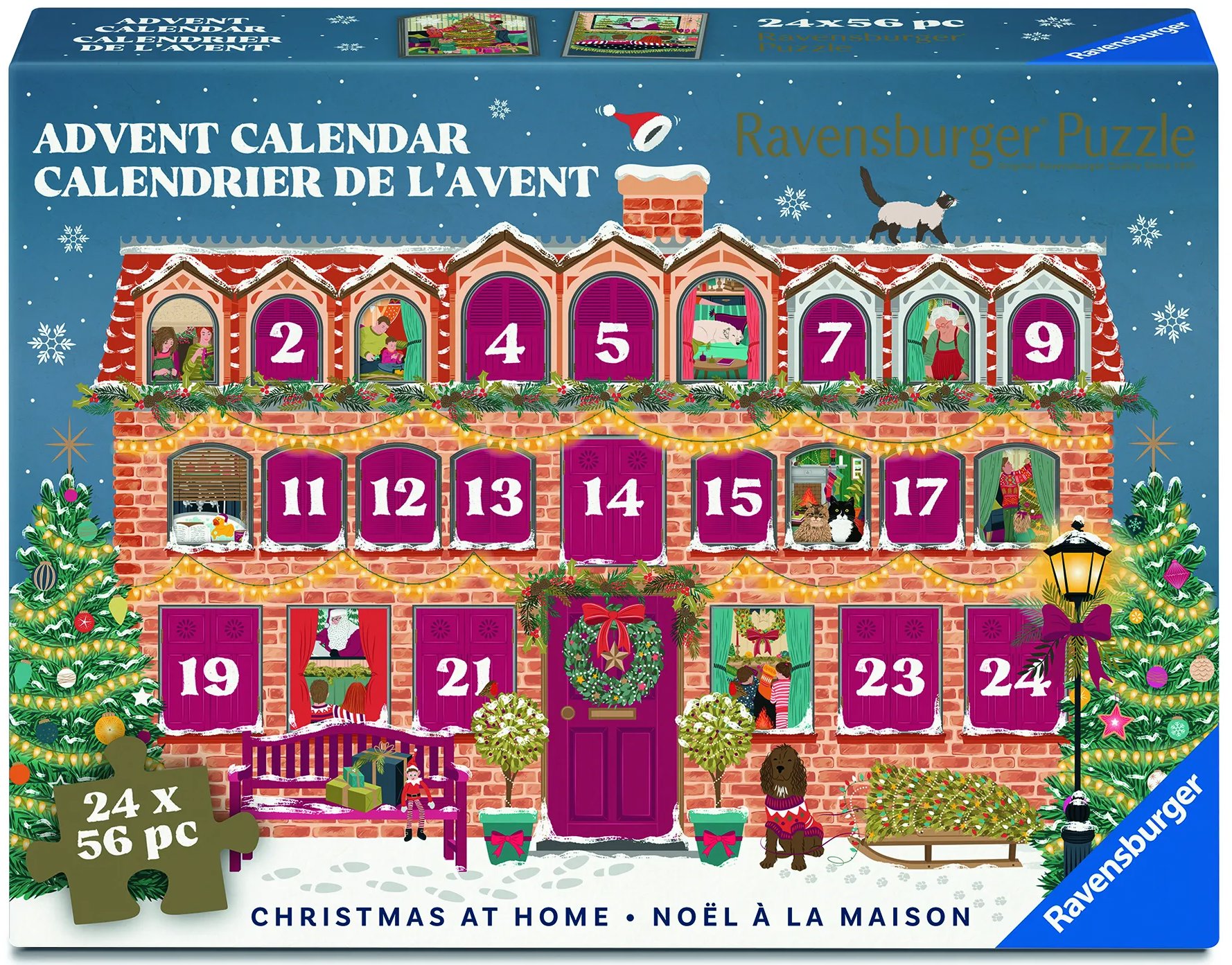 Ravensburger 120020141 Adventný kalendár Minipuzzle 2026