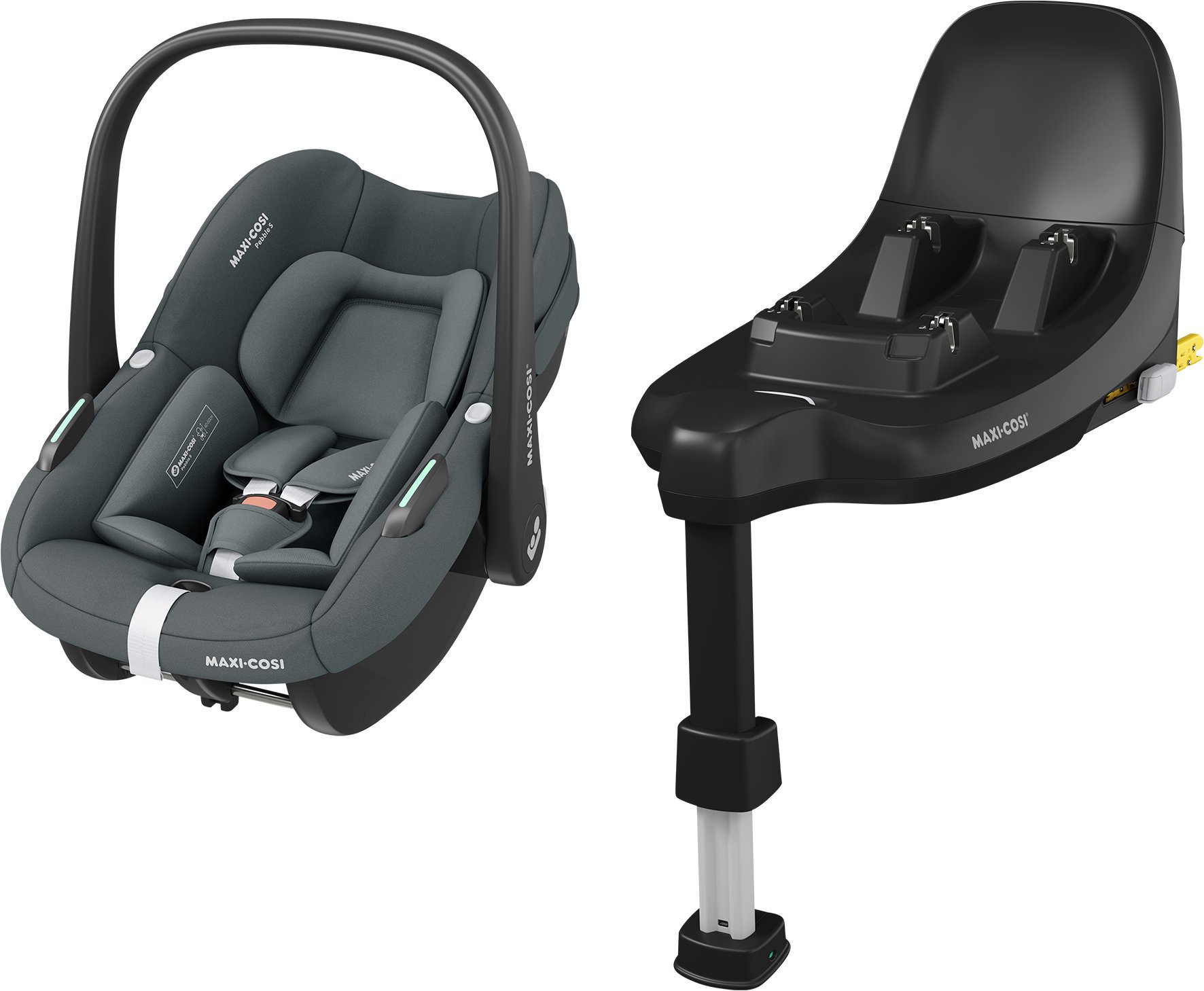 Maxi-Cosi Pebble S Tonal Graphite + základňa FamilyFix S