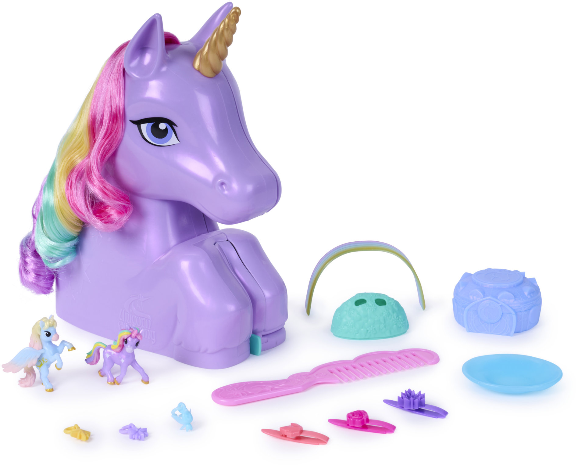 Unicorn Academy Česací hlava rozložitelná