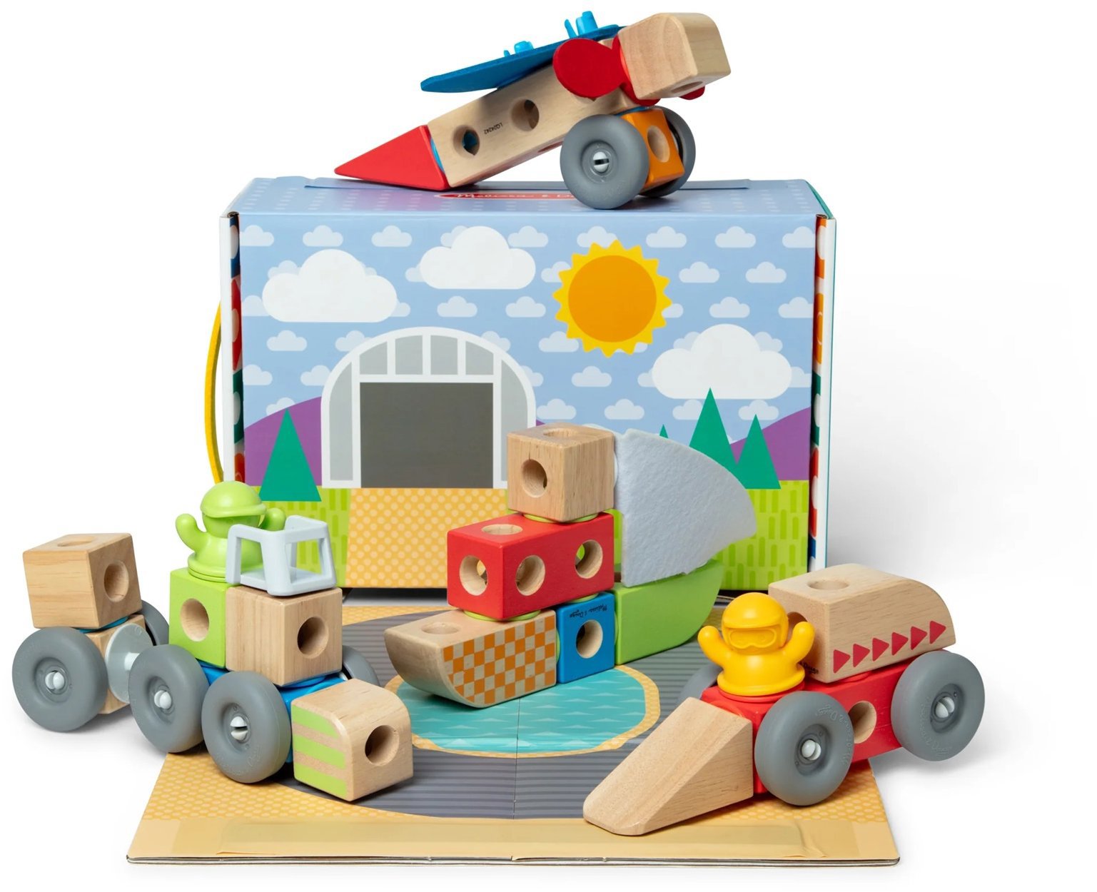 Melissa & Doug Blockables Vozidlá
