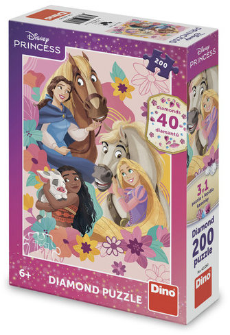 Dino Princezny se zvířátky diamond