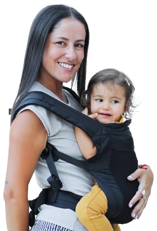 Boba Beco Fly Hybridní ergonomický nosič (Mei Tai) černý