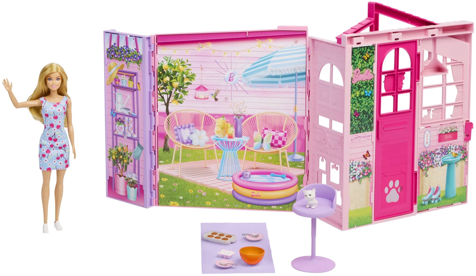 Barbie Domček s bábikou