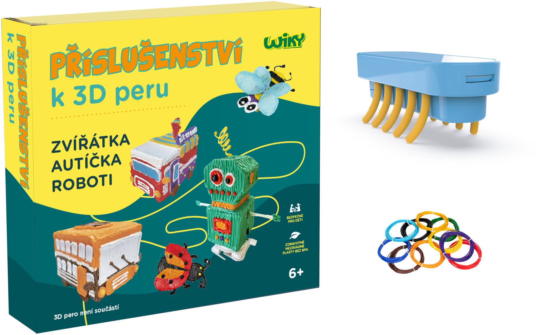 Wiky Běžící zvířátka pro 3D pero - český obal