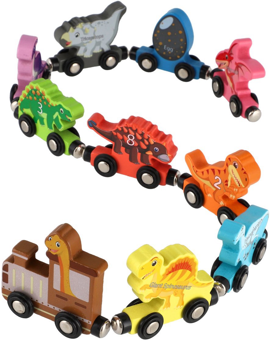 Teddies Vláček dinosauři 10 ks