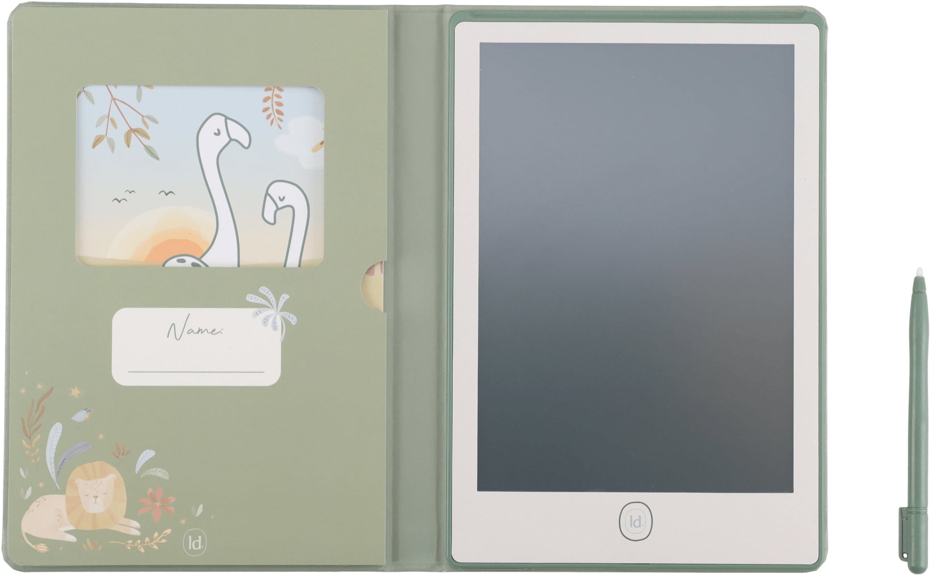 Little Dutch Kreslicí tablet Green Safari Friends