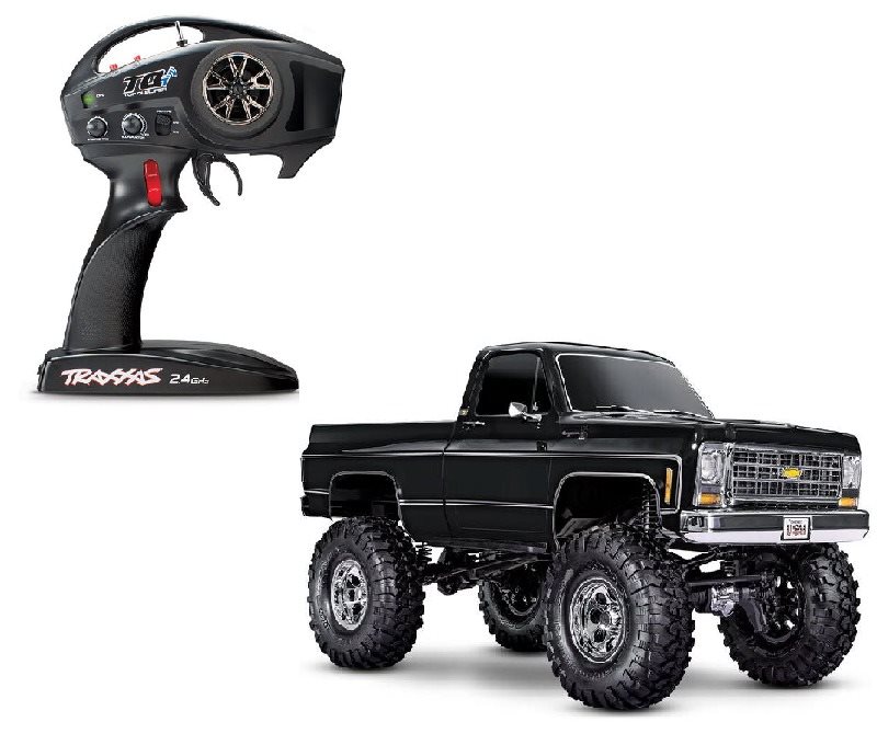 Traxxas TRX-4 Chevrolet K10 1979 TQi 1:10 RTR čierny