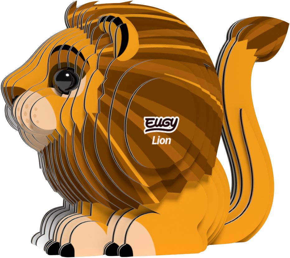 Eugy Lev 3D kartónová skladačka