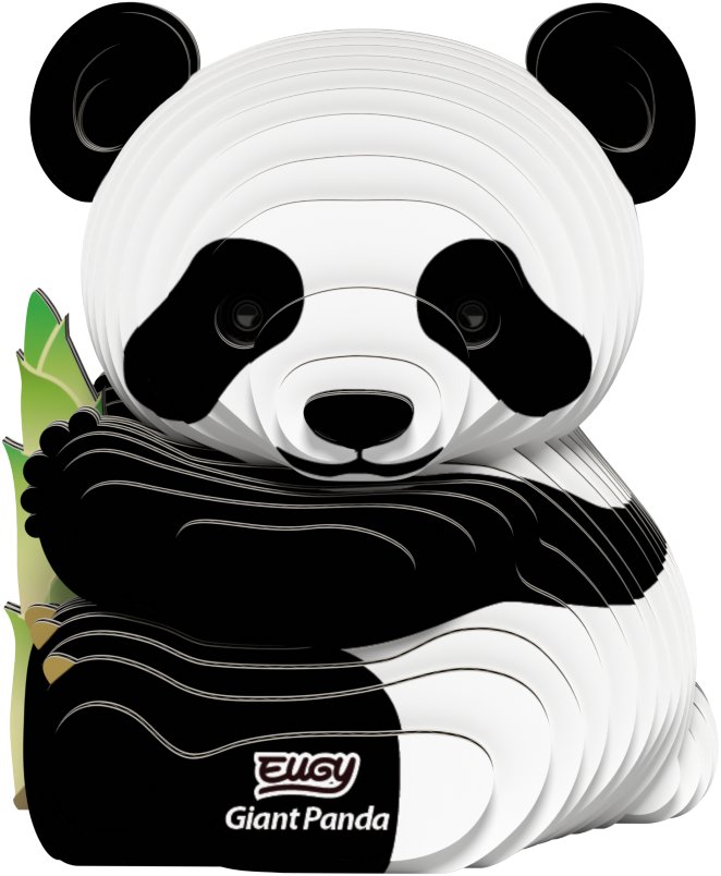 Eugy Panda veľká 3D kartónová skladačka