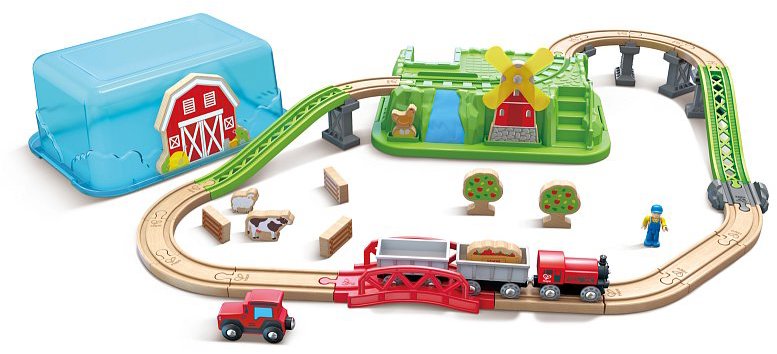 Woody Hape Vláčkodráha v boxu - Vlak v přírodě