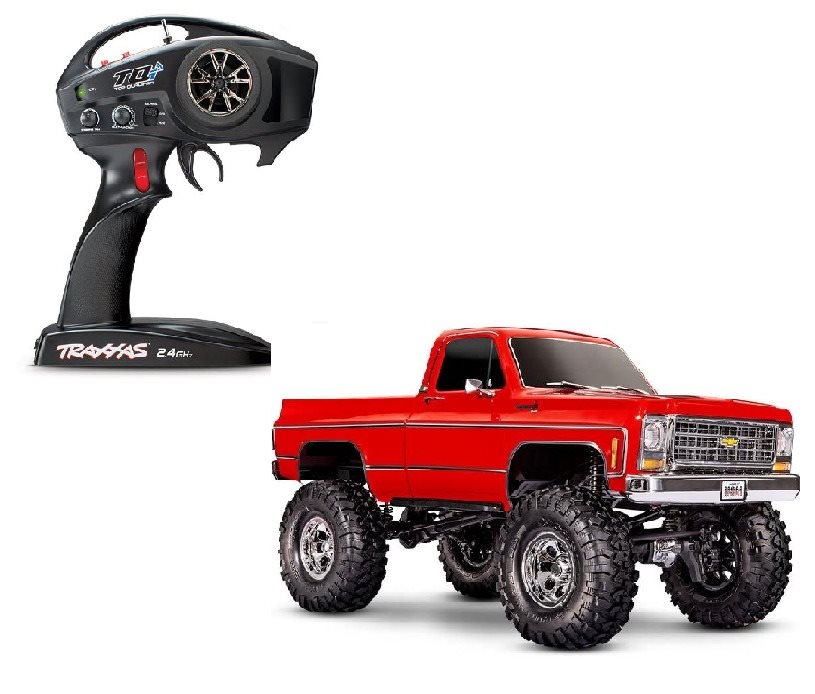 Traxxas TRX-4 Chevrolet K10 1979 TQi 1:10 RTR červený
