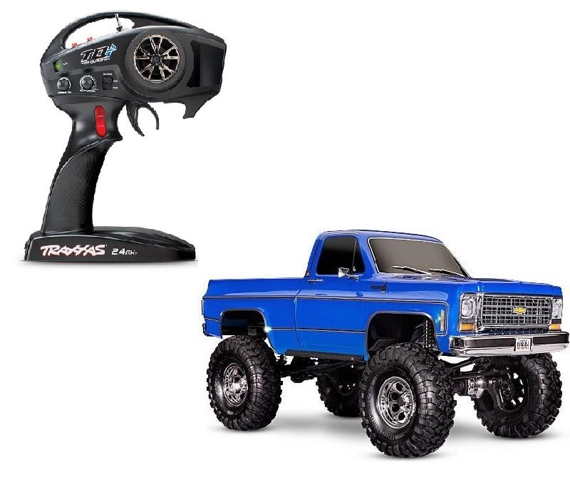 Traxxas TRX-4 Chevrolet K10 1979 TQi 1:10 RTR modrý