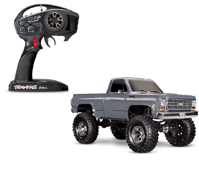 Traxxas TRX-4 Chevrolet K10 1979 TQi 1:10 RTR strieborný