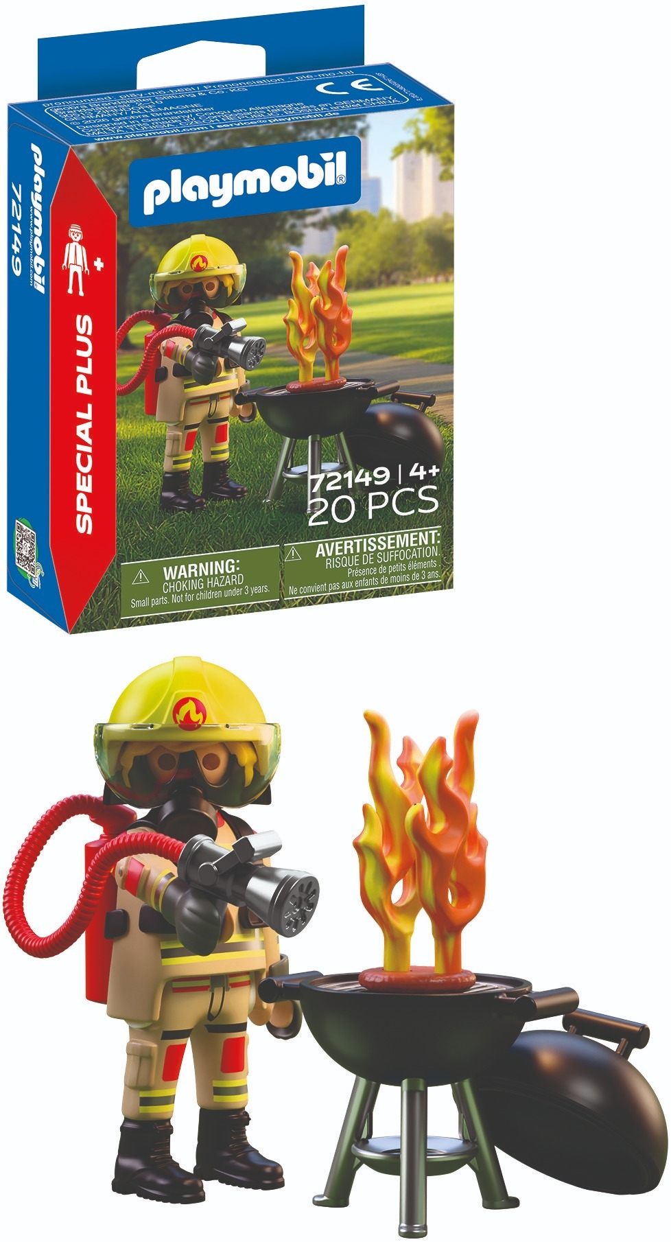 Playmobil 72149 Hasič pri grile