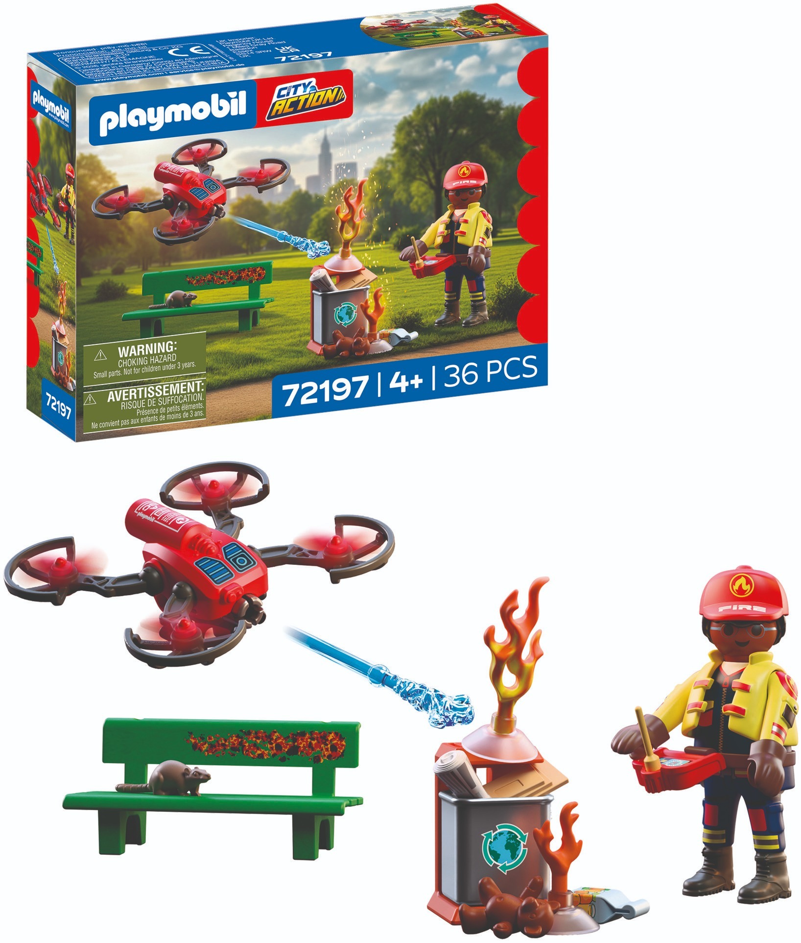 Playmobil 72197 Hasičský hasiaci dron