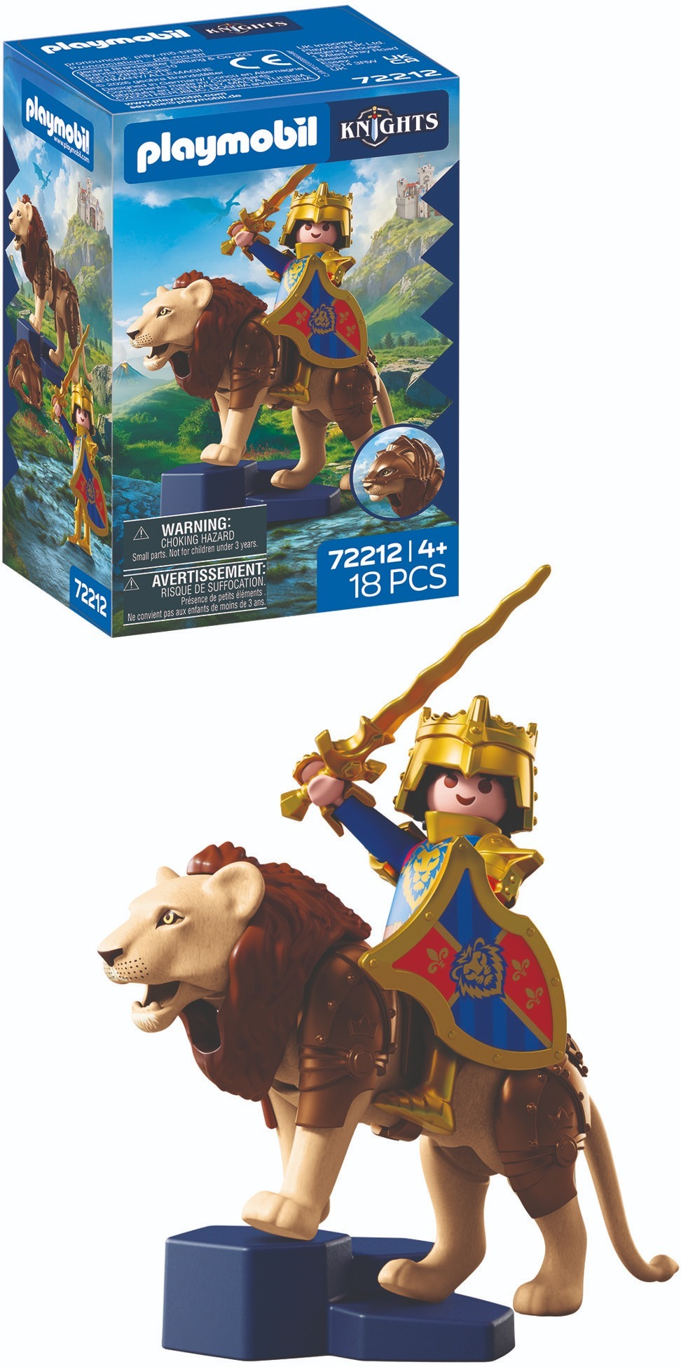 Playmobil 72212 Lev so Zlatým rytierom