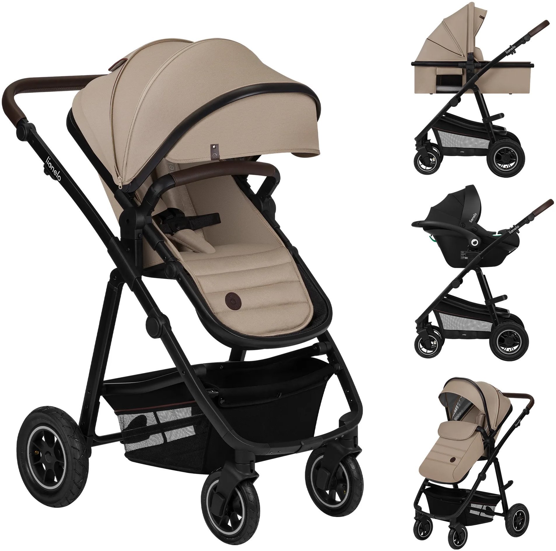 Lionelo Amber 3 v 1 Beige Sand