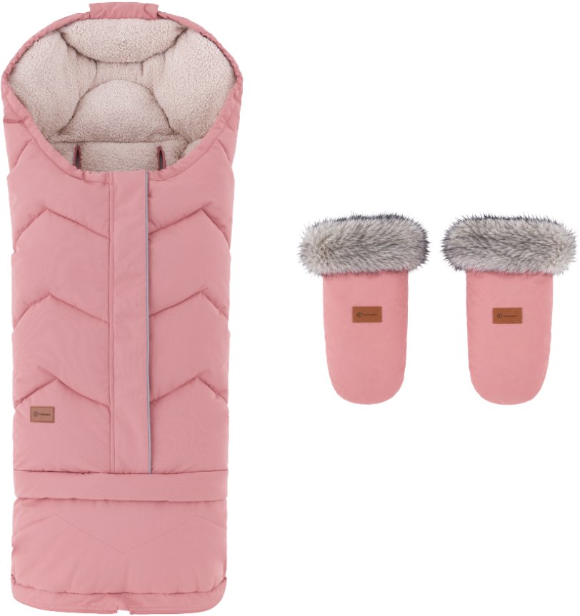 PETITE&MARS Hygge 4v1 Old Rose + Rukávnik Fjora Old Rose