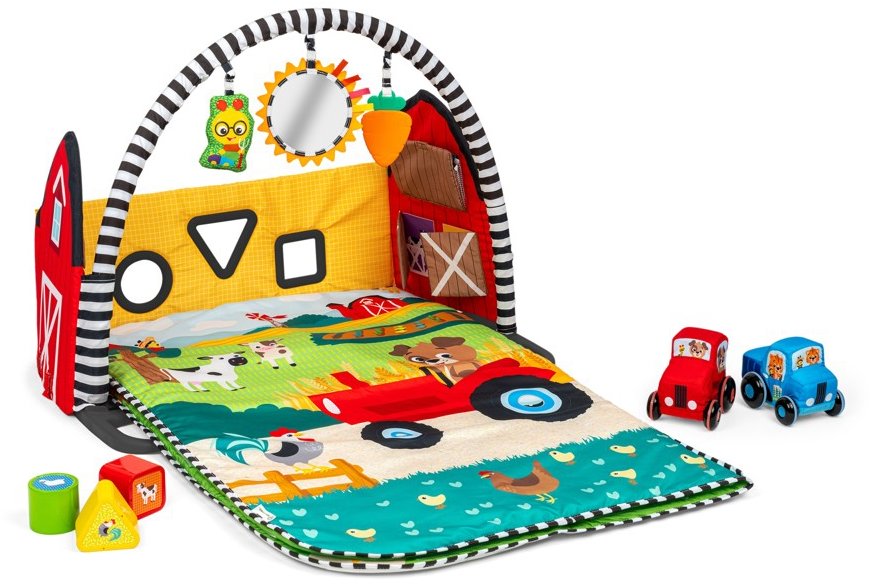 Baby Einstein Deka na hranie s 3D farmou Busy Barnyard™ 0 m+