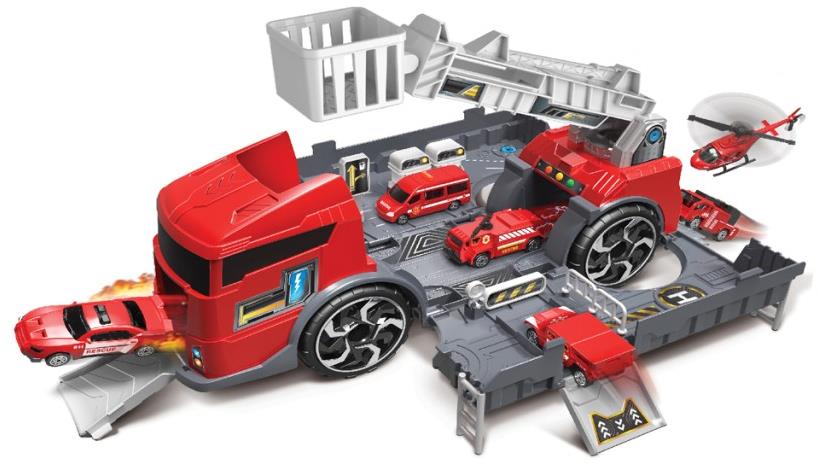 Alltoys Rozkladacie hasičské auto