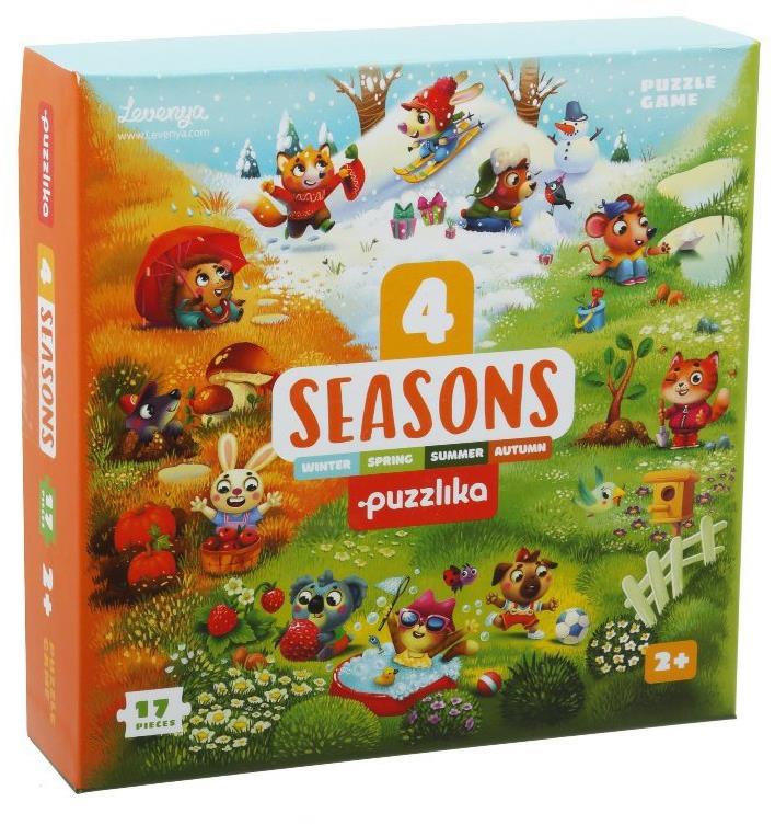 Puzzlika 15238 Štyri ročné doby 17 dielikov