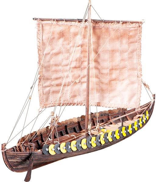 Dušek Vikingská loď Gokstad 1:72 kit