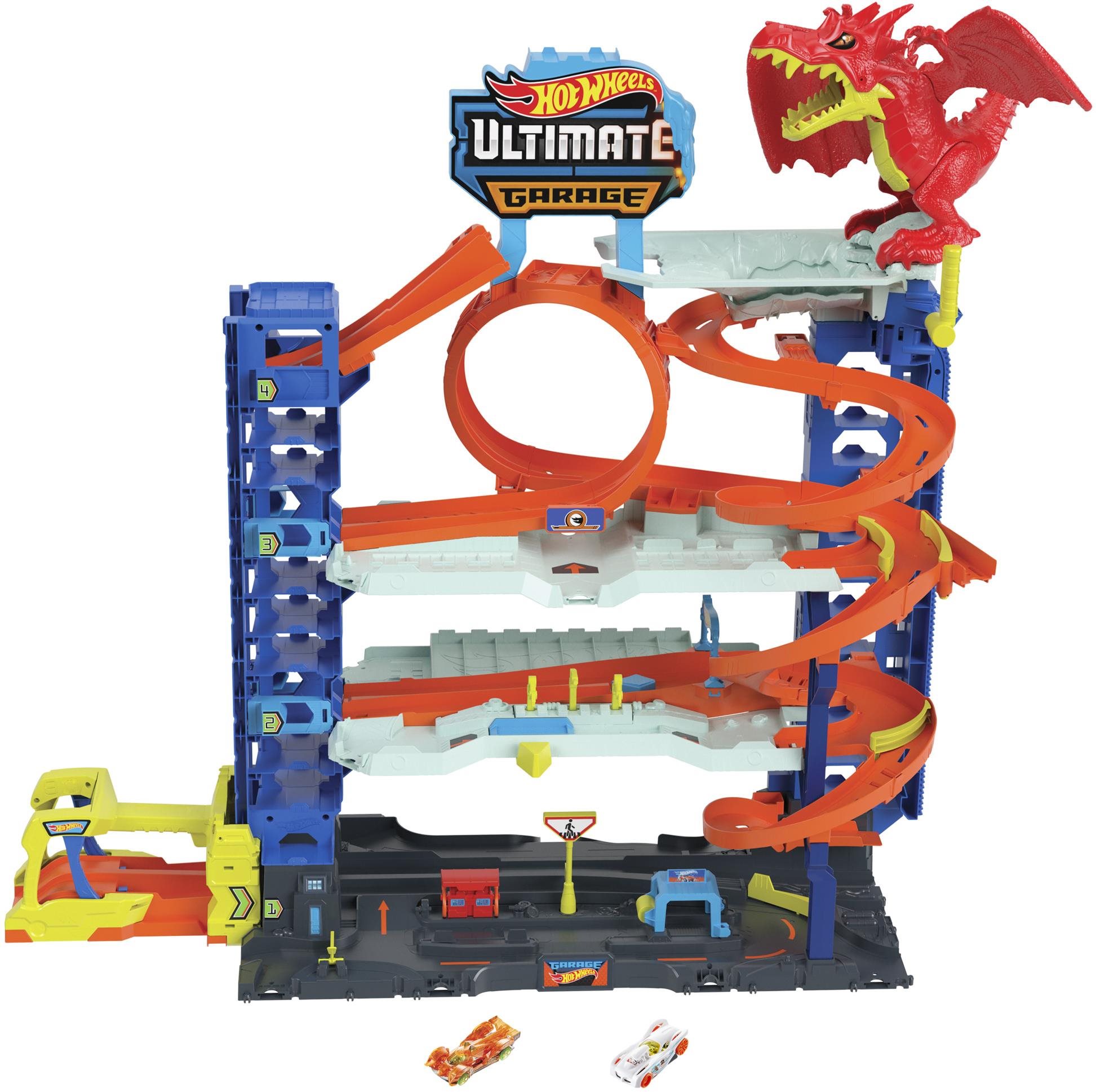 Hot Wheels City Garáž s drakom
