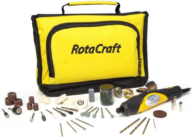 Rotacraft vŕtacia frézka RC18X – sada 75 nástrojov