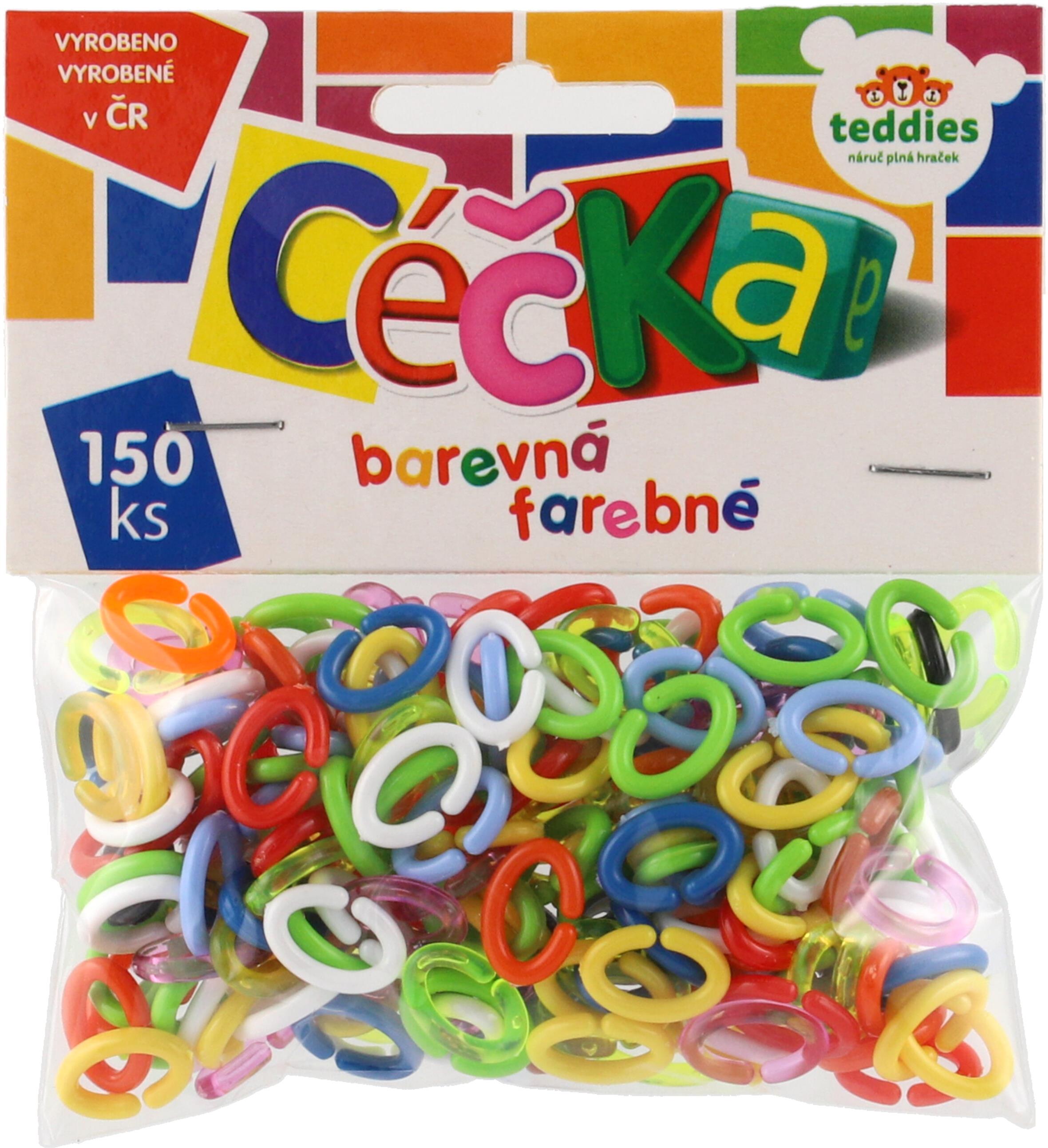 Teddies Céčka farebné 150 ks