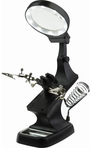 Modelcraft pracovná stanica s lupou a LED osvetlenie
