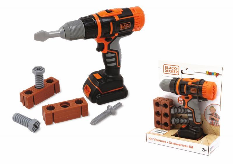 Smoby Black & Decker Mechanická aku vŕtačka/skrutkovač