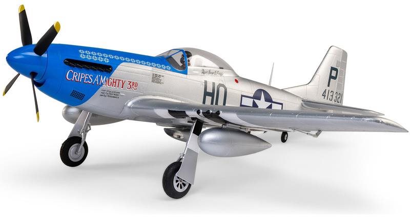 E-flite P-51D Mustang 1,2 m SAFE Select BNF Basic