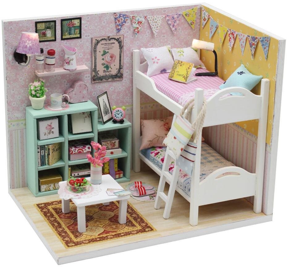 Dvěděti Miniatúra domčeka Cherylina izba