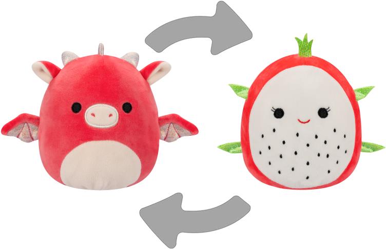 Squishmallows 2 v 1 Dračie ovocie Delita a drak Baiden