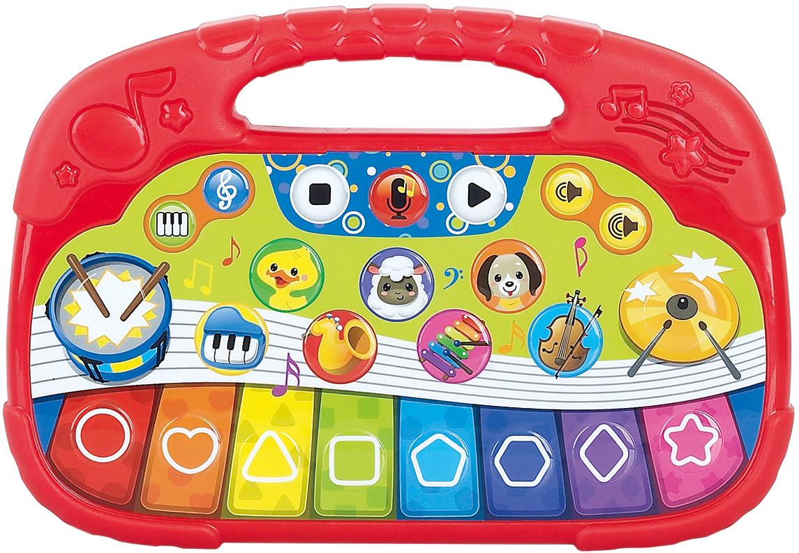 Teddies Pianko pre najmenších Zvieratká 25 cm