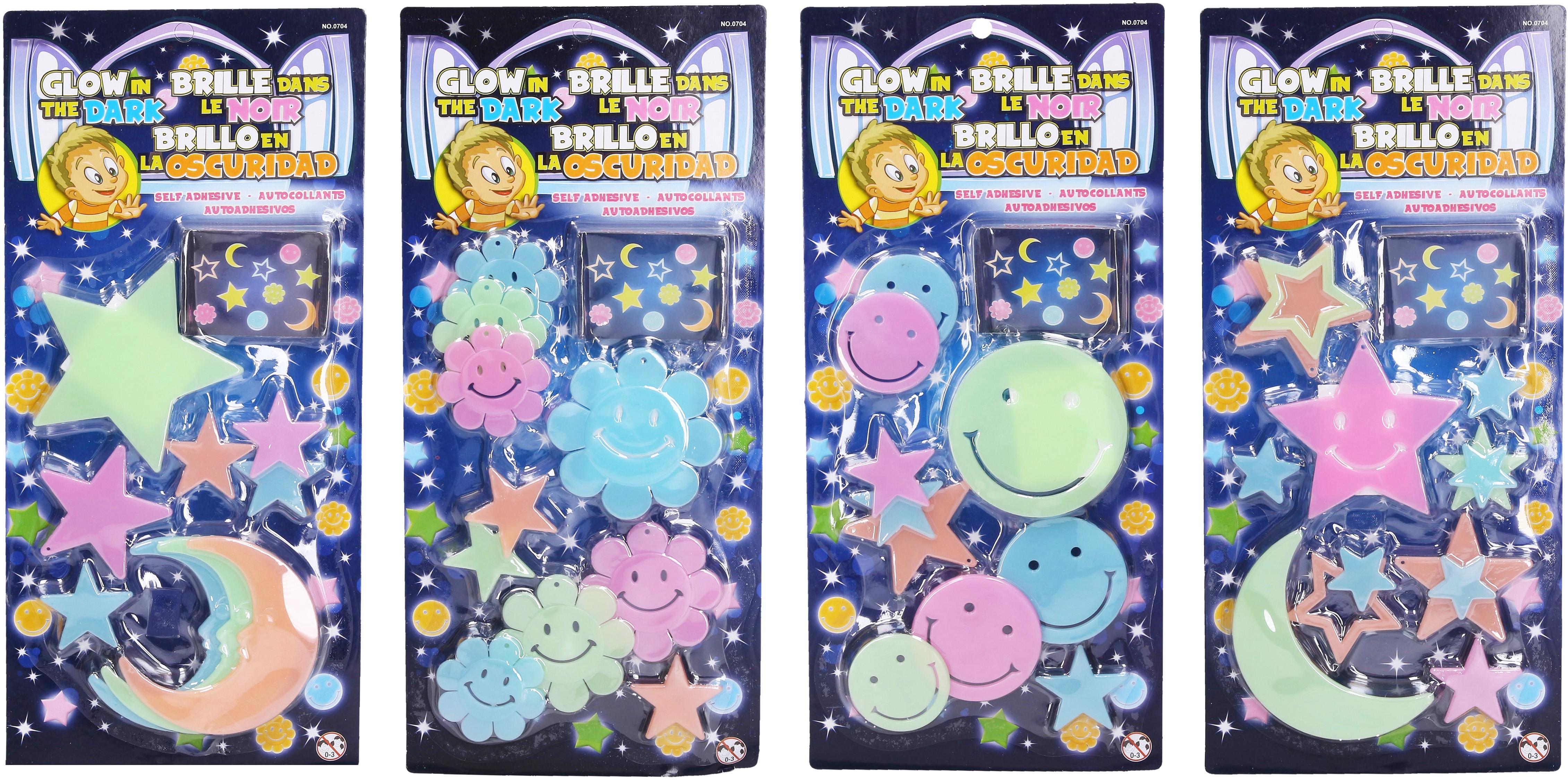 Wiky Samolepky na stenu svietiace v tme