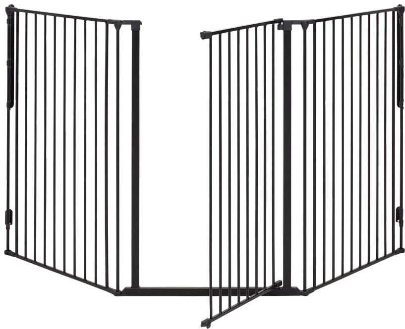 BabyDan DogSpace Rocky L extra vysoká 105 cm čierna