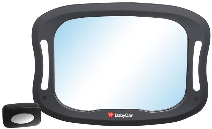BabyDan Nastaviteľné spätné zrkadlo s LED osvetlením