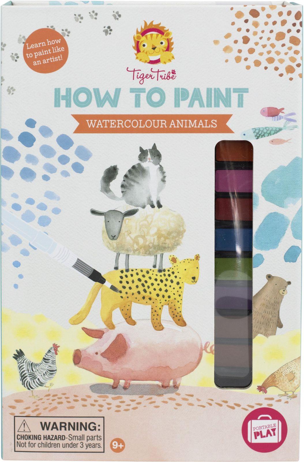 Tiger Tribe How to Paint Animals Watercolour