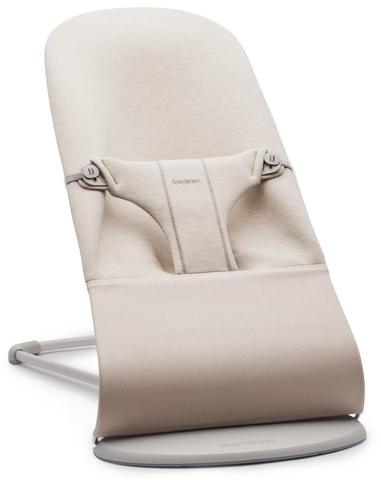 Babybjörn Bliss 3D Jersey Light Beige, svetlo sivá konštrukcia