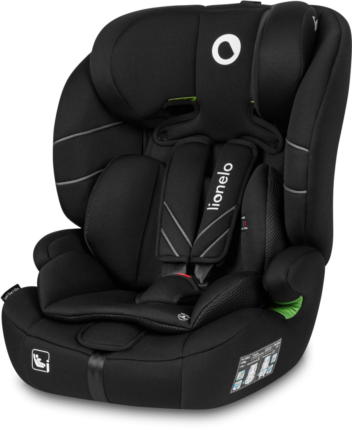 Lionelo Levi One i-Size Black Carbon