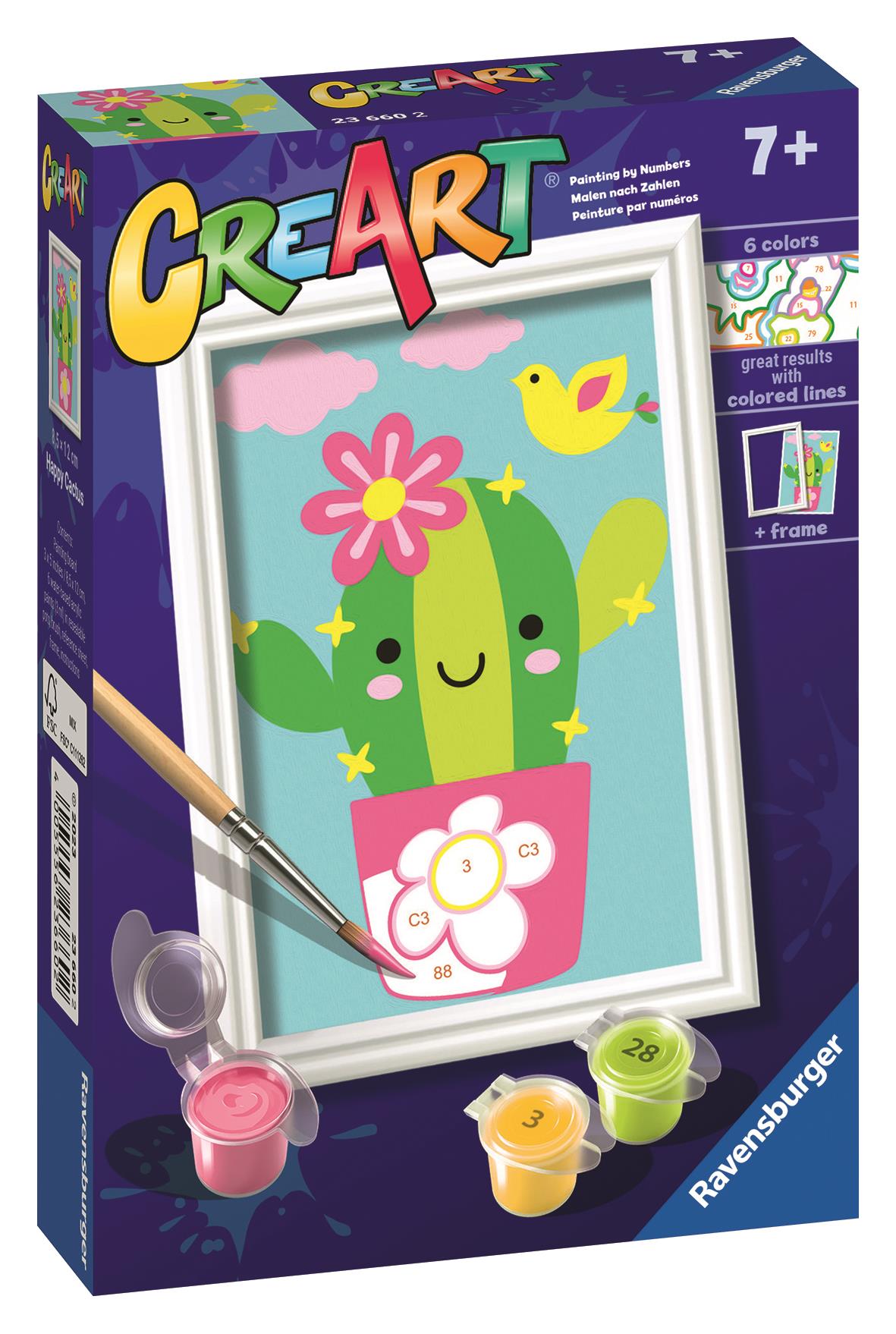 Ravensburger 236602 CreArt Veselý kaktus
