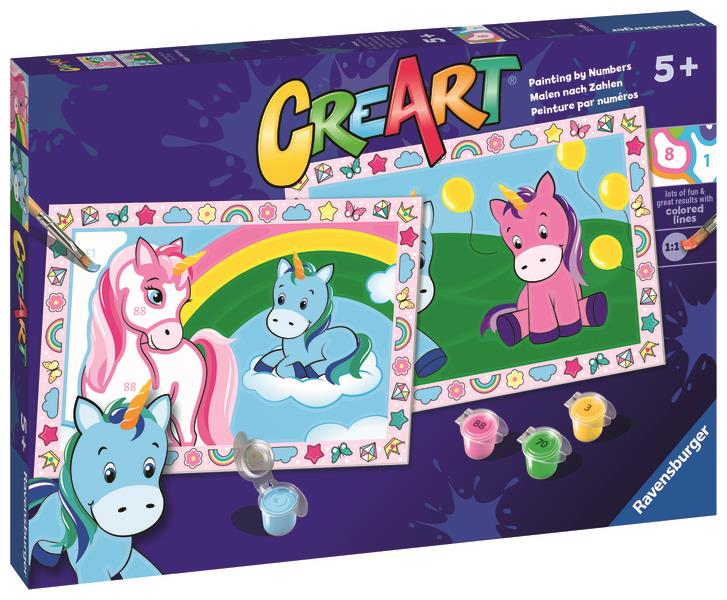 Ravensburger 236992 CreArt Roztomilí jednorožci